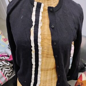 Saks Fifth Avenue Charcoal Knit Sweater